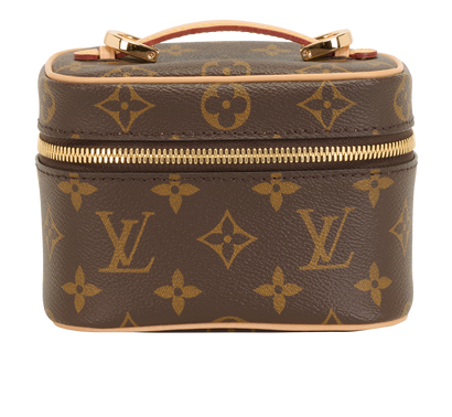 Nano Nice Vanity Case, &pound;550, Handbags, Brown, Canvas, Front view